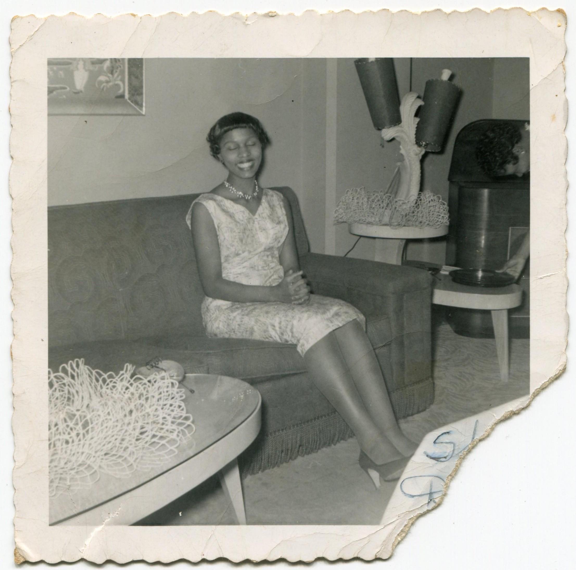 Blinked, Vintage Snapshot Photo, African American Woman - Etsy