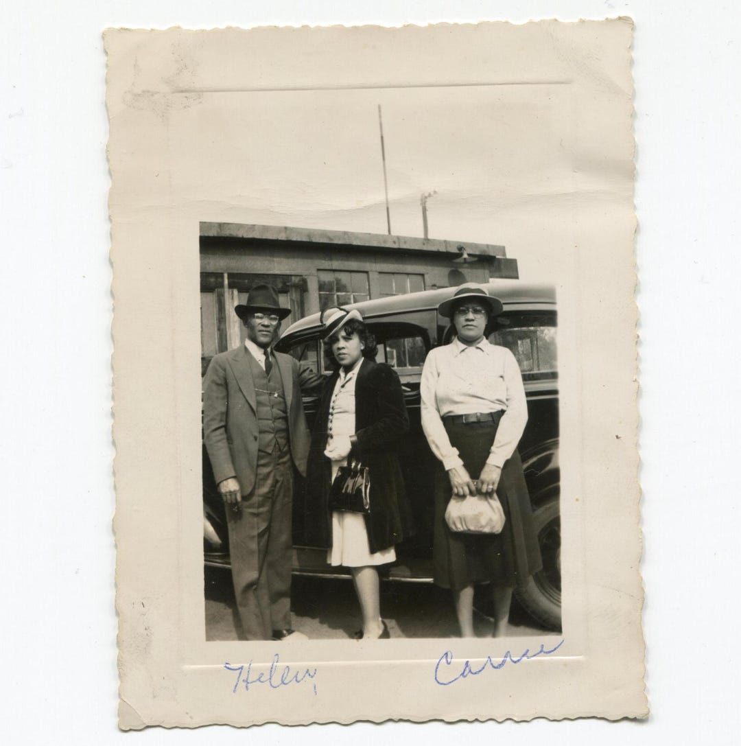 Hat Day, Vintage Snapshot Photo, African American Family - Etsy