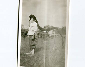 Kenneth Waite, Cole Bros Circus, vintage snapshot photo