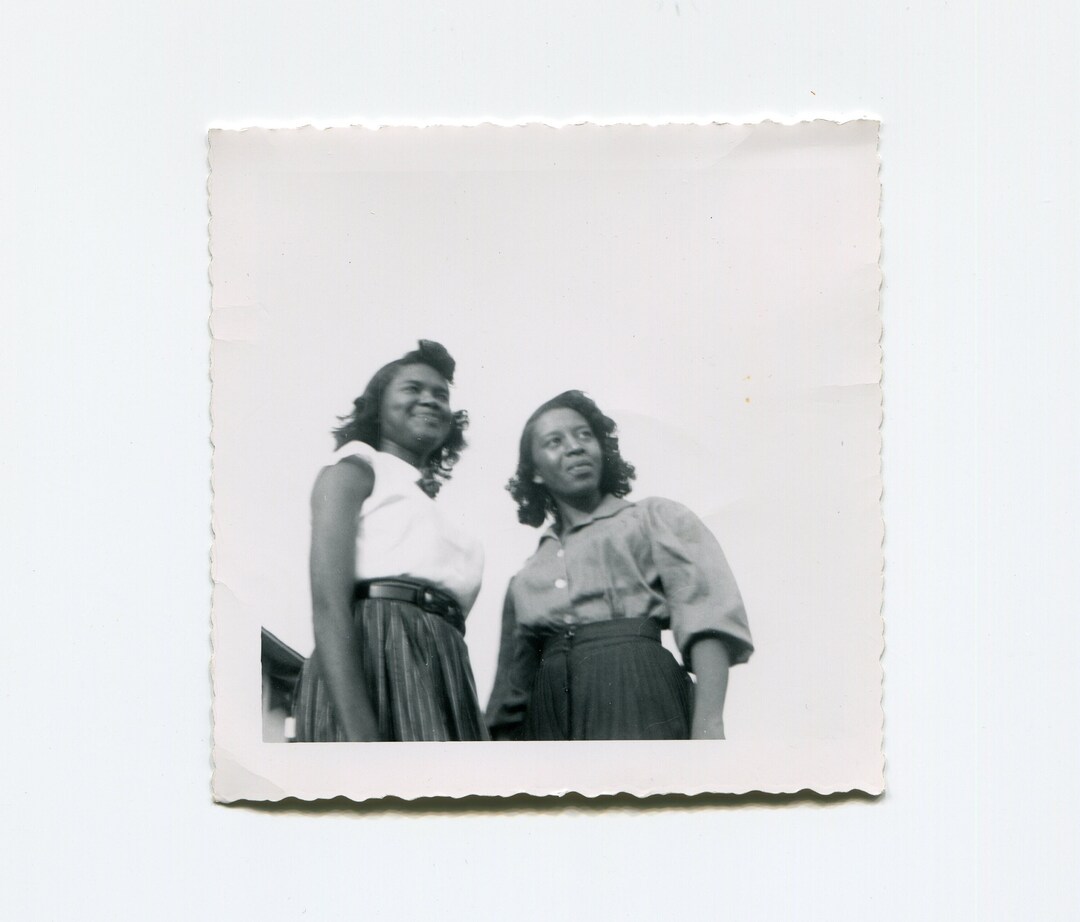 Taken From Below, Vintage African American Snapshot Photo - Etsy