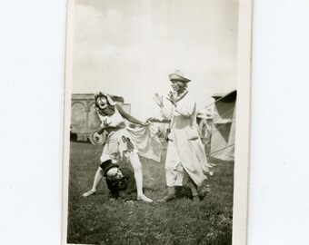 Cole Bros Circus, vintage snapshot photo