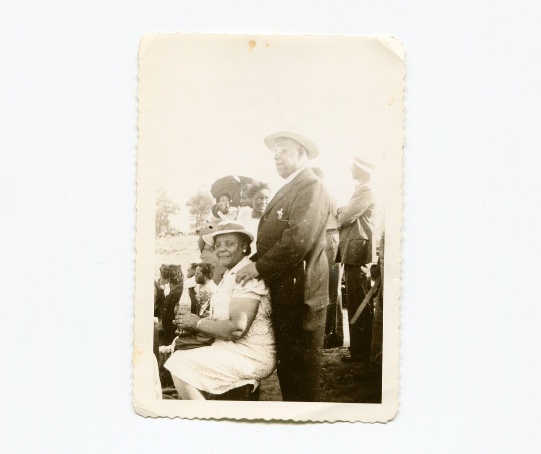 Crowd, Vintage African American Snapshot Photo - Etsy