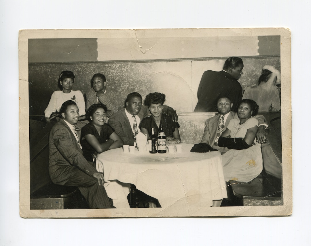 Tripple Date, Vintage 5x7 African American Snapshot Photo - Etsy