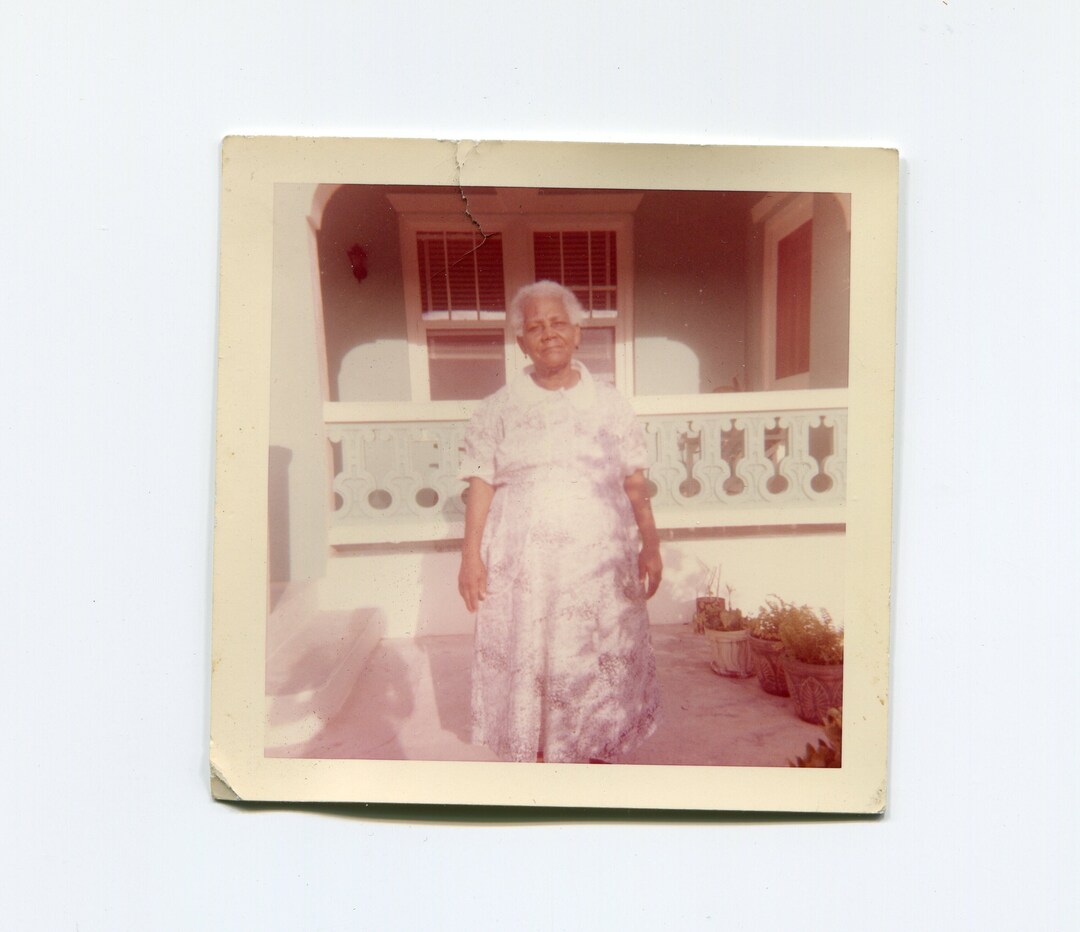 Teal and Lavender, Vintage African American Snapshot Photo - Etsy