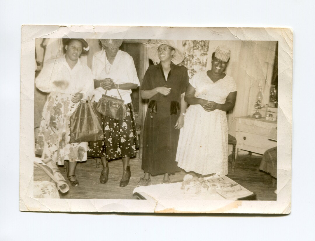 Hat Day, Vintage African American Snapshot Photo - Etsy