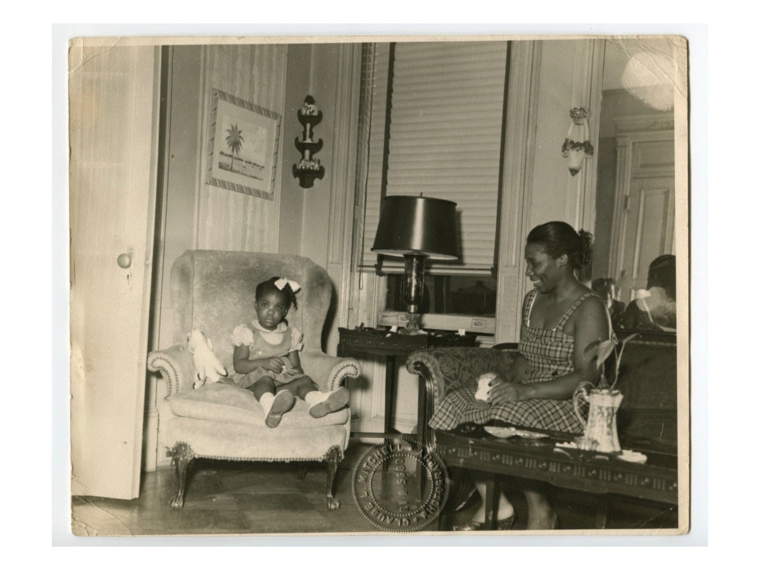 Fun Little Surprise, Vintage 8x10 African American Snapshot Photo - Etsy