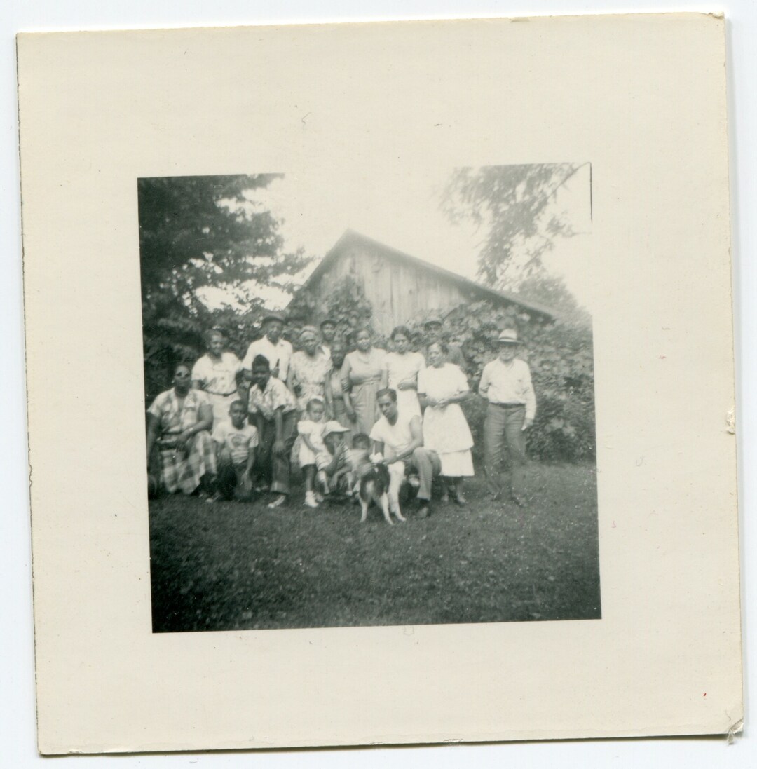 Family Reunion, Vintage African American Snapshot Photo - Etsy