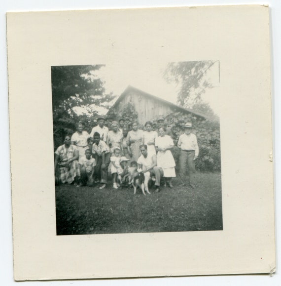 Family Reunion Vintage African American Snapshot Photo - Etsy Ireland