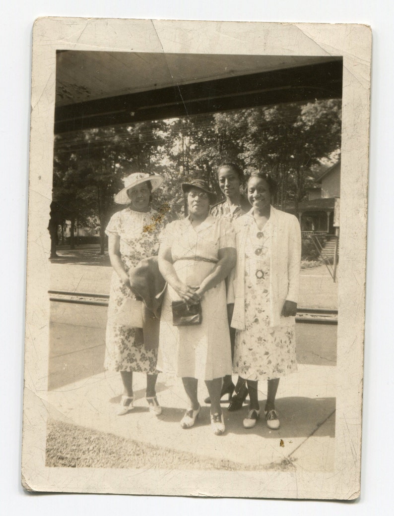 Girlfriends Vintage African American Snapshot Photo - Etsy