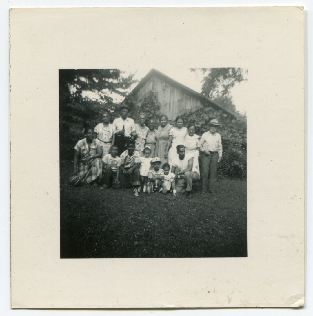Family Reunion, Vintage African American Snapshot Photo - Etsy