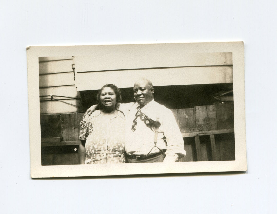 She Was Not Ready, Vintage African American Snapshot Photo - Etsy