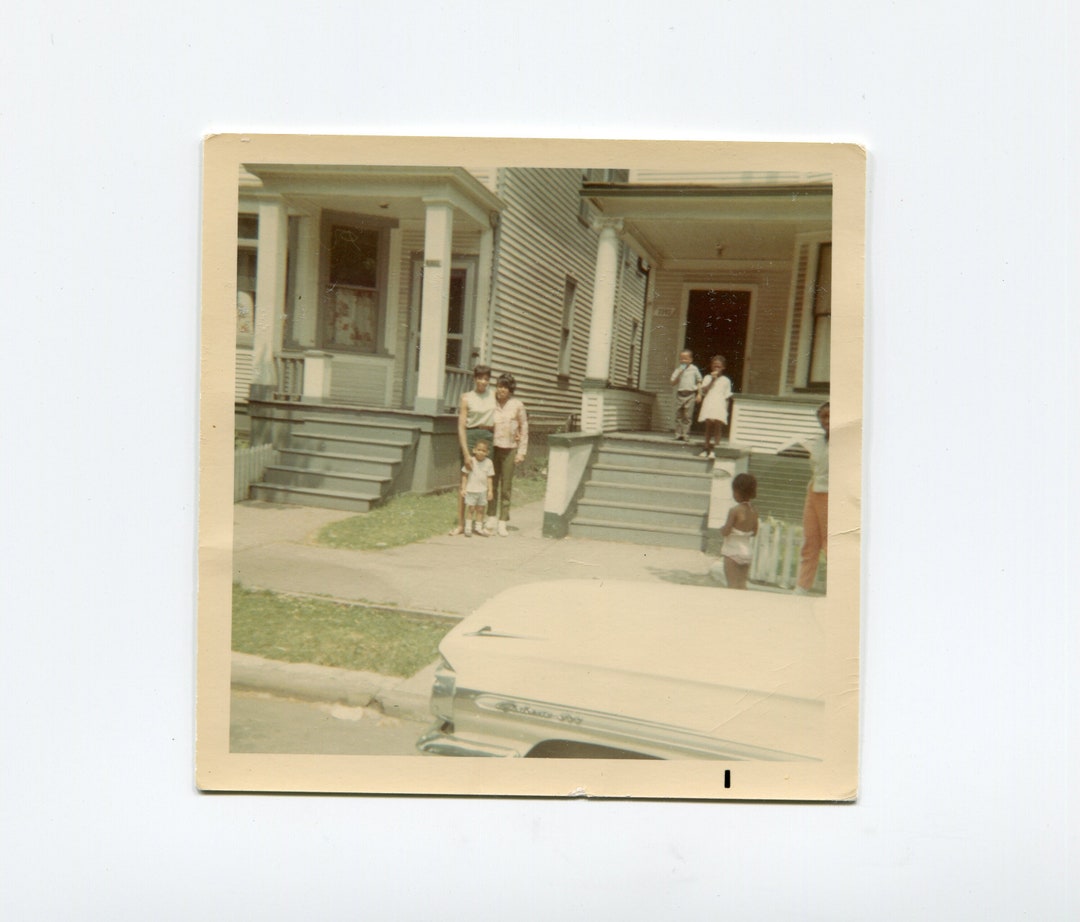 Houses From the Street, Vintage African American Snapshot Photo - Etsy