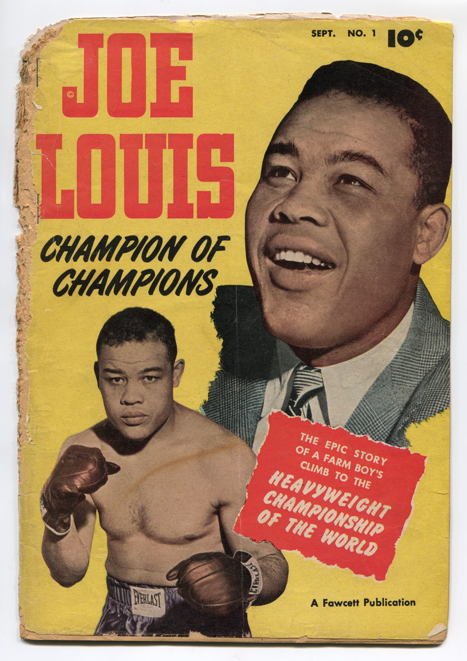 Boxer Joe Lewis rare photo lot with original branded comic Etsy