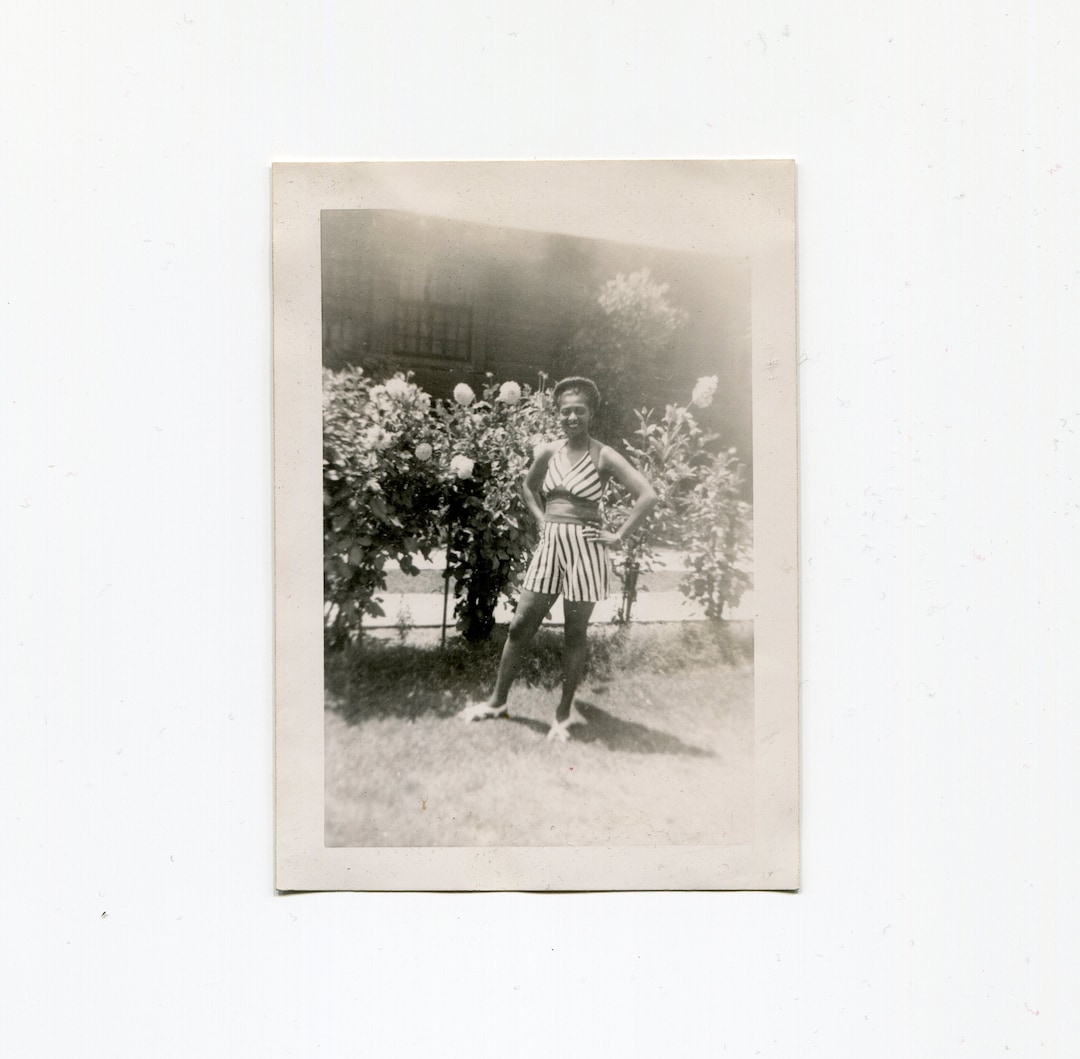 Two Piece, Vintage African American Snapshot Photo - Etsy