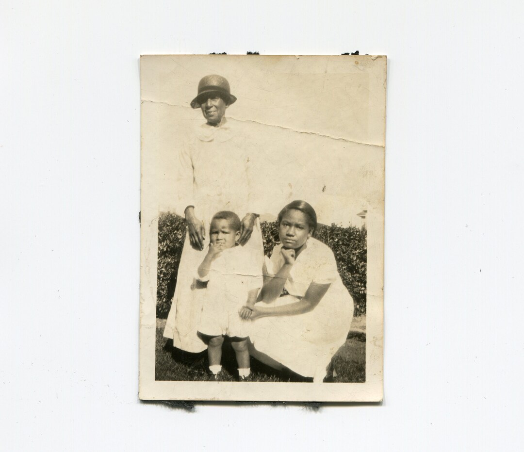 Three Generations, Vintage African American Snapshot Photo - Etsy