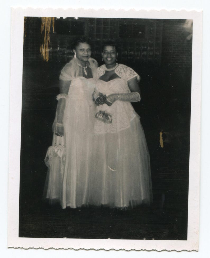 Tool and Lace, Vintage Snapshot Photo, African American Snapshot Photo ...