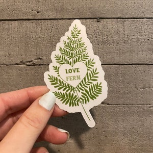Love Fern Sticker - How to Lose A Guy in 10 Days