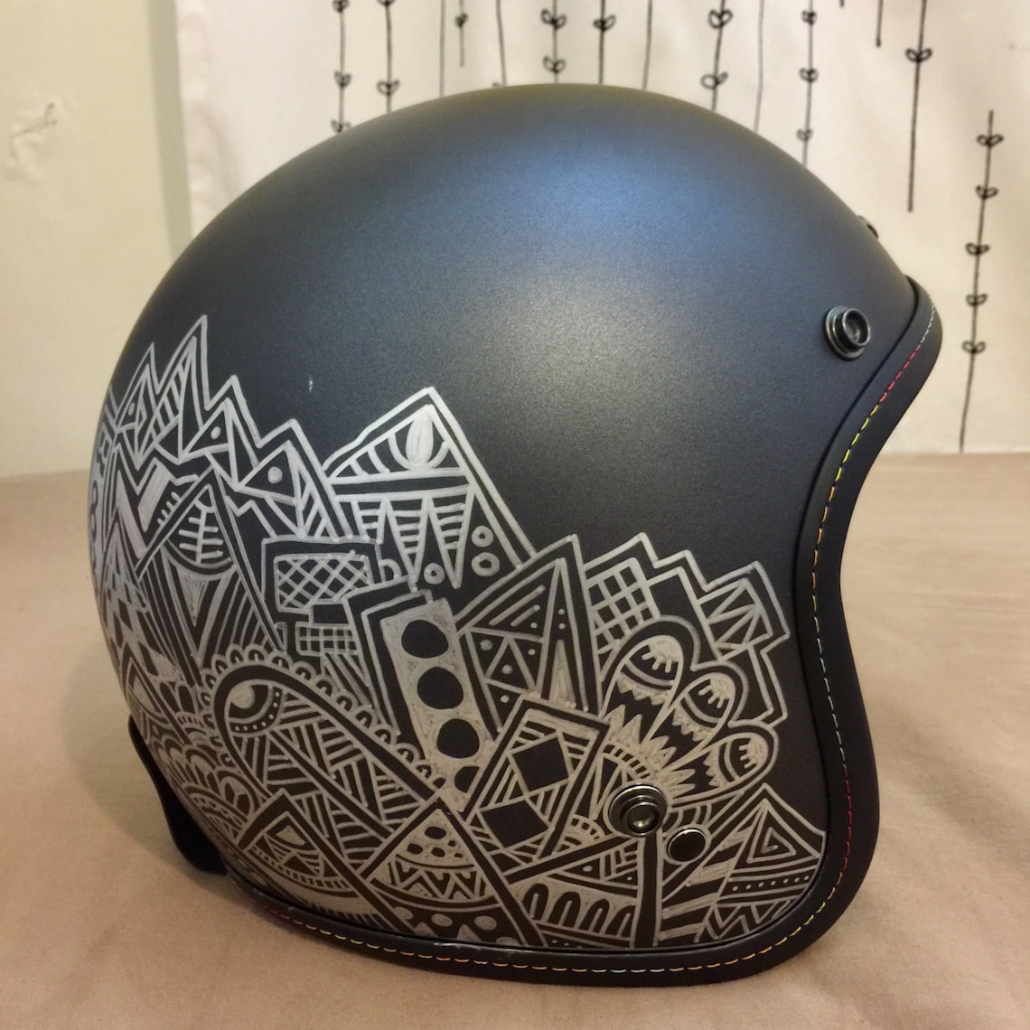 Hand Painted HELMET Etsy