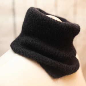 Alpaca Mohair Wool Emerald Green Men Women Neck Warmer Gaiter Handmade ...