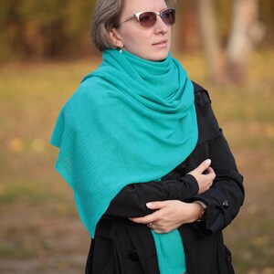 Cashmere Luxury Handmade Long Scarf Soft and Warm Perfect Mother's Day Gift Made in Estonia image 4