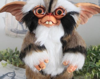 PRESALE Lenny Gremlins 2 Art Doll, handmade partially articulated Mogwai figure, 80s movie collectible, nostalgic geek gift, Gremlins lover