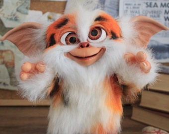 PRESALE Daffy Gremlins 2 Art Doll, handmade partially articulated Mogwai figure, 80s movie collectible, nostalgic geek gift, Gremlins lover