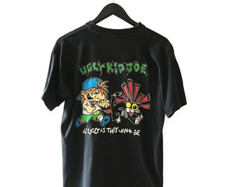 90年代　UGLY KID JOE ヴィンテージスウェット 90s UGLY KID JOE Band Print T-Shirt 【XL】 90年代 アグリー