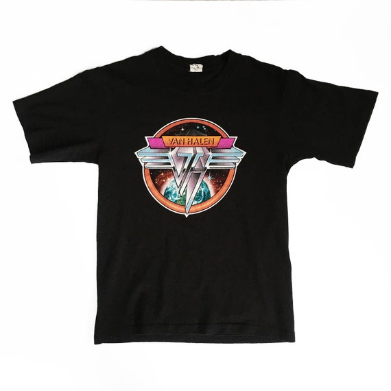 Van Halen 80s band shirt size small Anvil Eddie Van H… - Gem Van Halen 80s band shirt size small Anvil Eddie Van H… - Gem