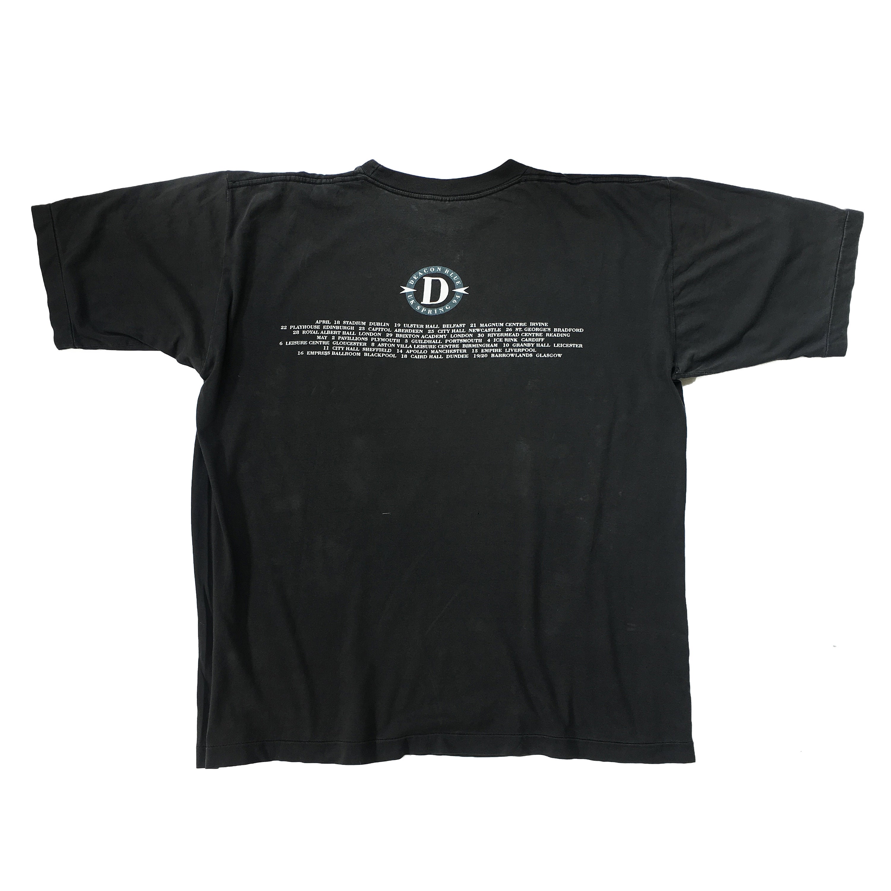 Original Vintage Deacon Blue 1994 UK Spring Tour T Shirt Size - Etsy