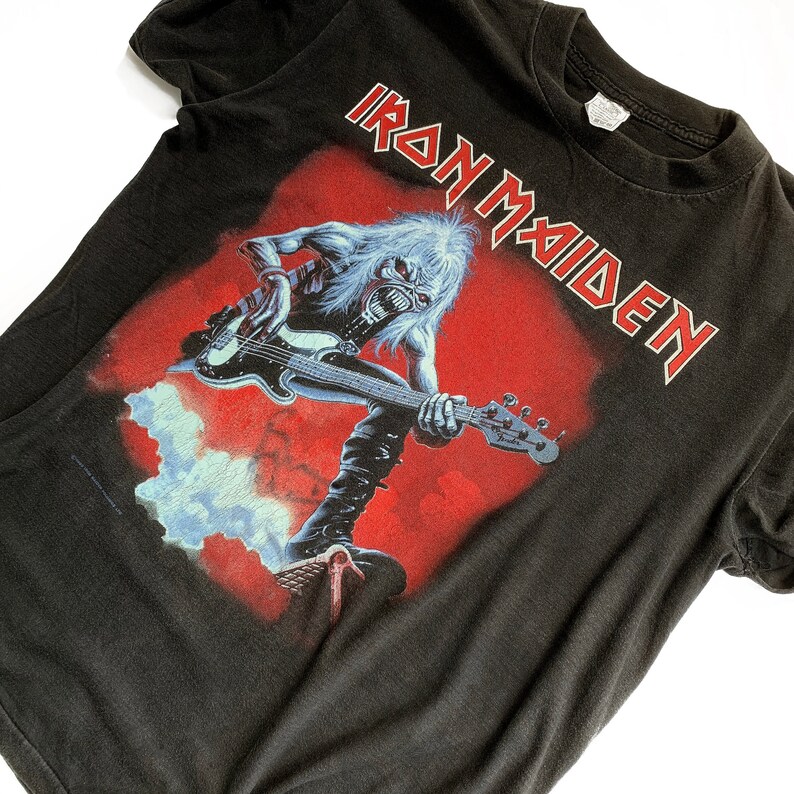 iron maiden real live tour shirt