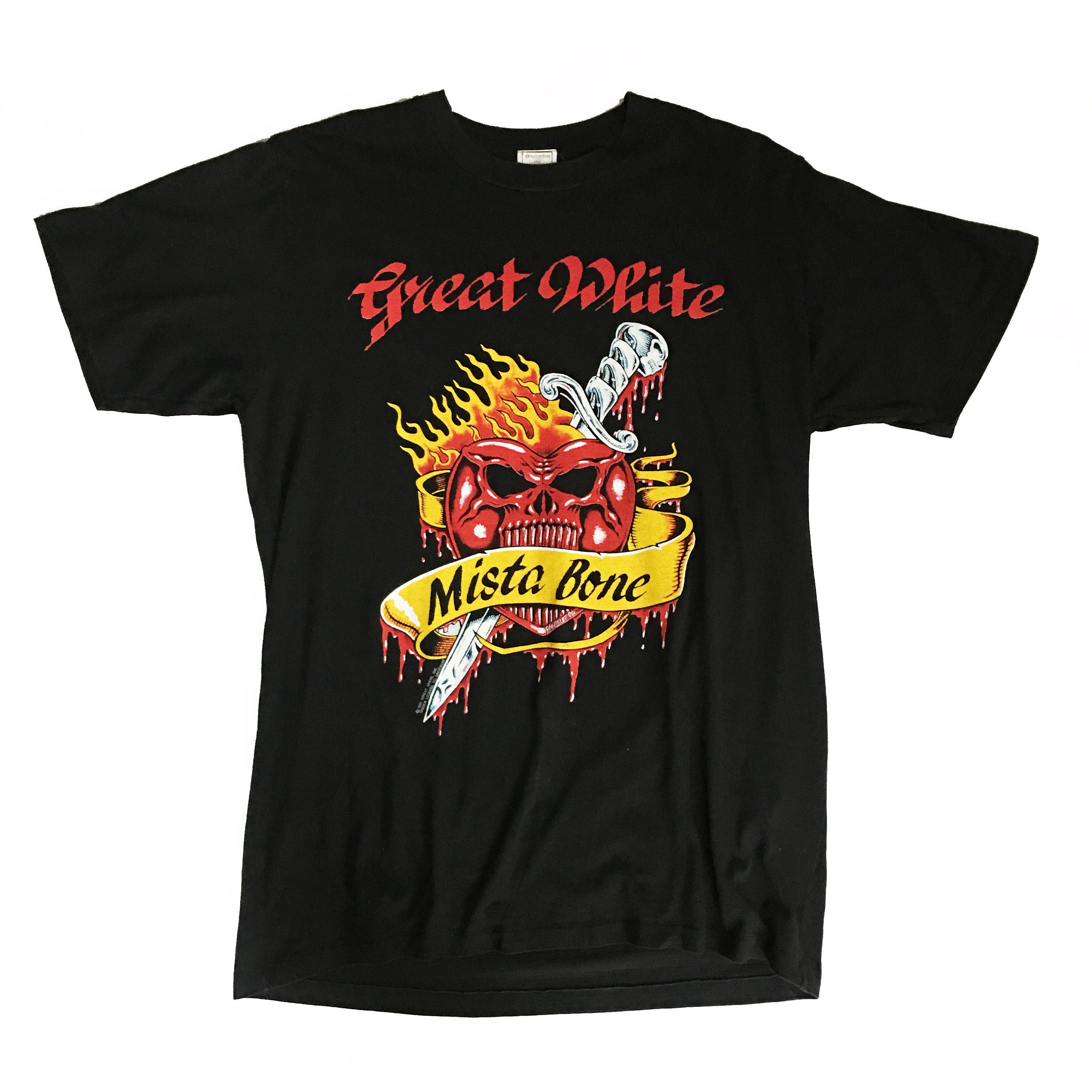 80年代 80s GREAT WHITE グレートホワイト バンドTシャツ 両面