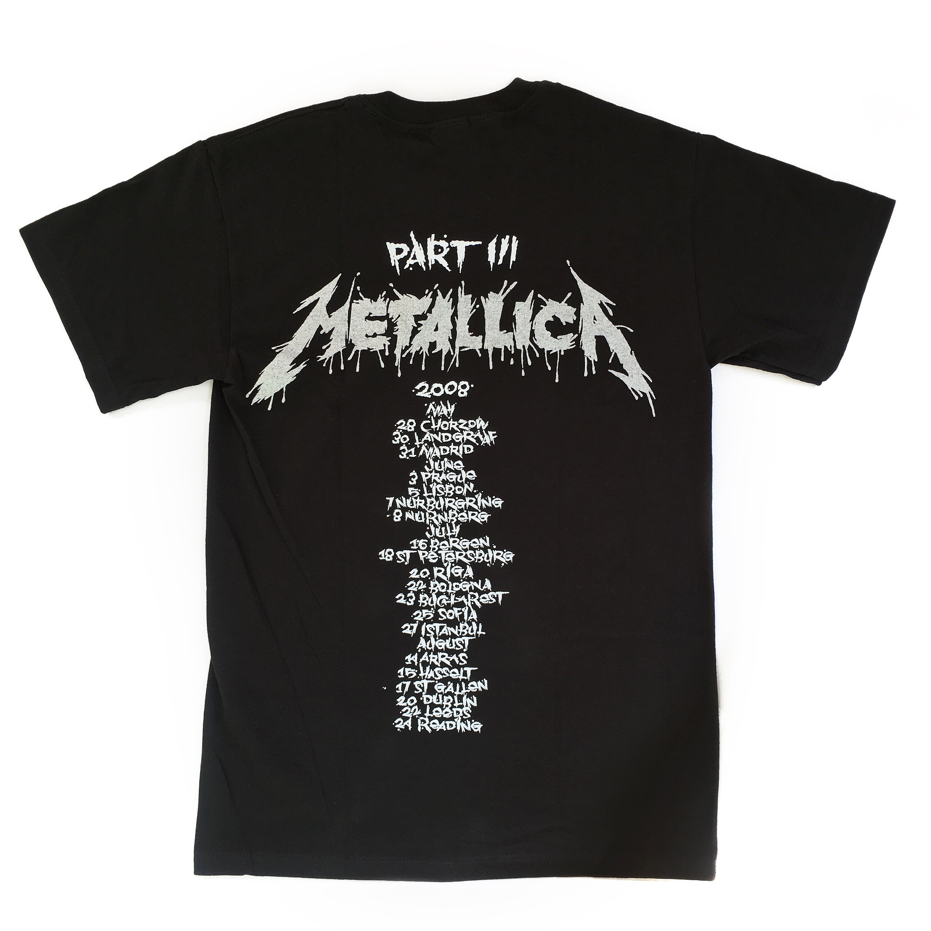 Original Vintage Metallica World European Tour T Etsy