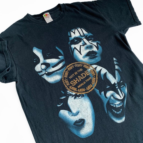 KISS 1990 Hot in Shade World Tour T Shirt Rare Size Large KISS 1990 Hot in Shade World Tour T Shirt Rare Size Large