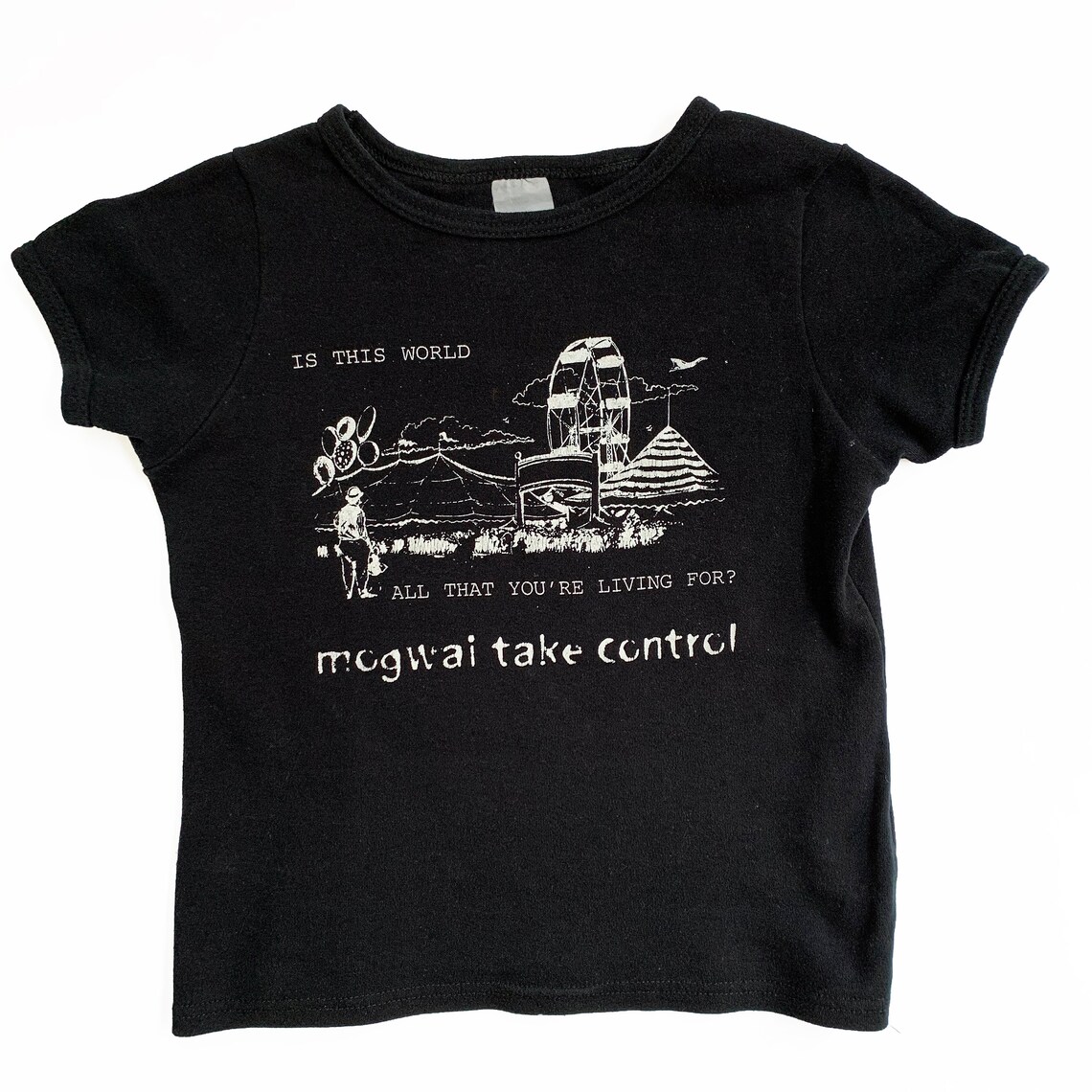 Mogwai Take Control 90s Band T Shirt Womens Size X Small Fits More Like