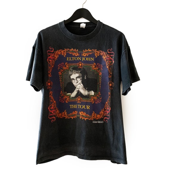 elton john versace shirt