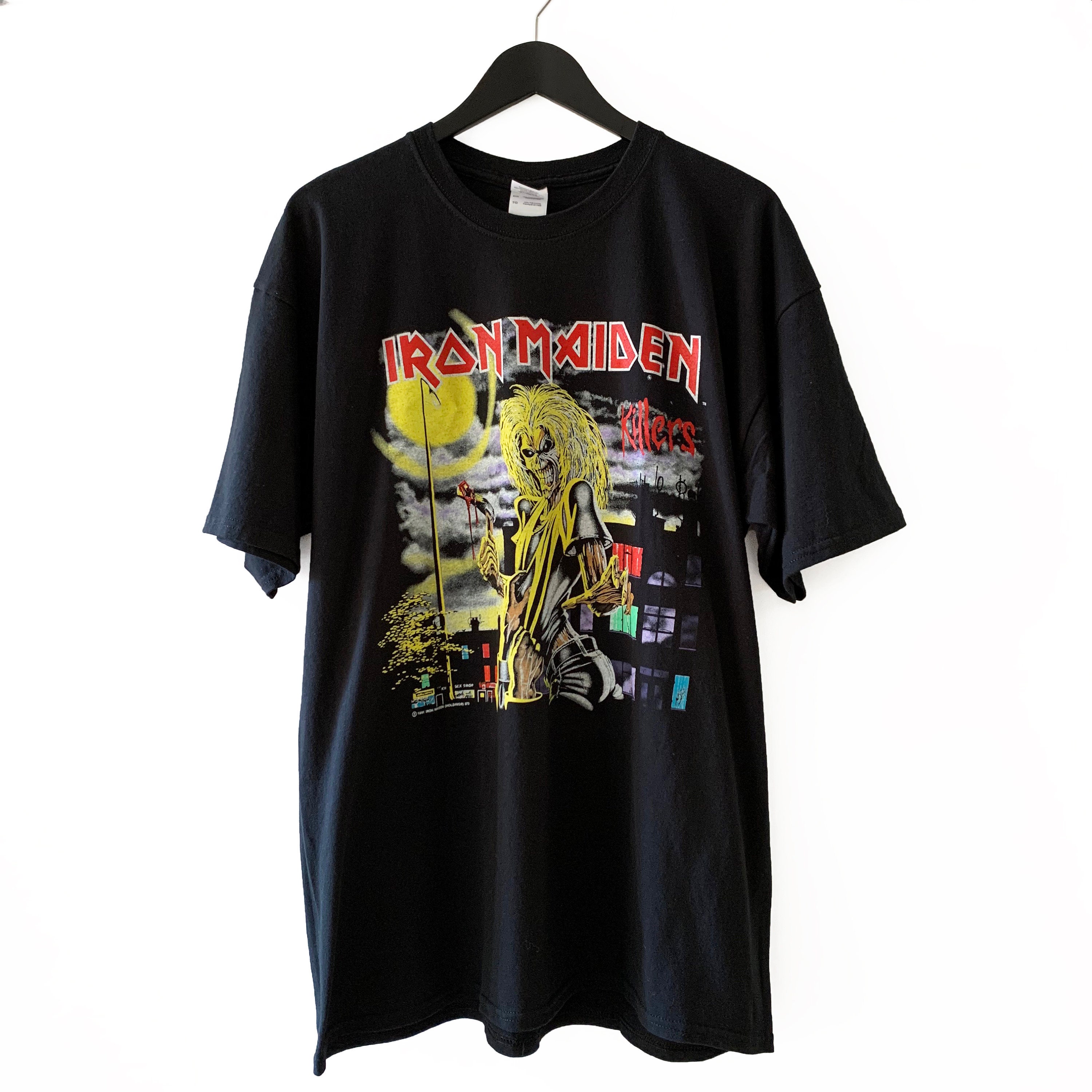 Iron Maiden 1981 Killers 90s Reprint T Shirt Size XL - Etsy Iron Maiden 1981 Killers 90s Reprint T Shirt Size XL - Etsy
