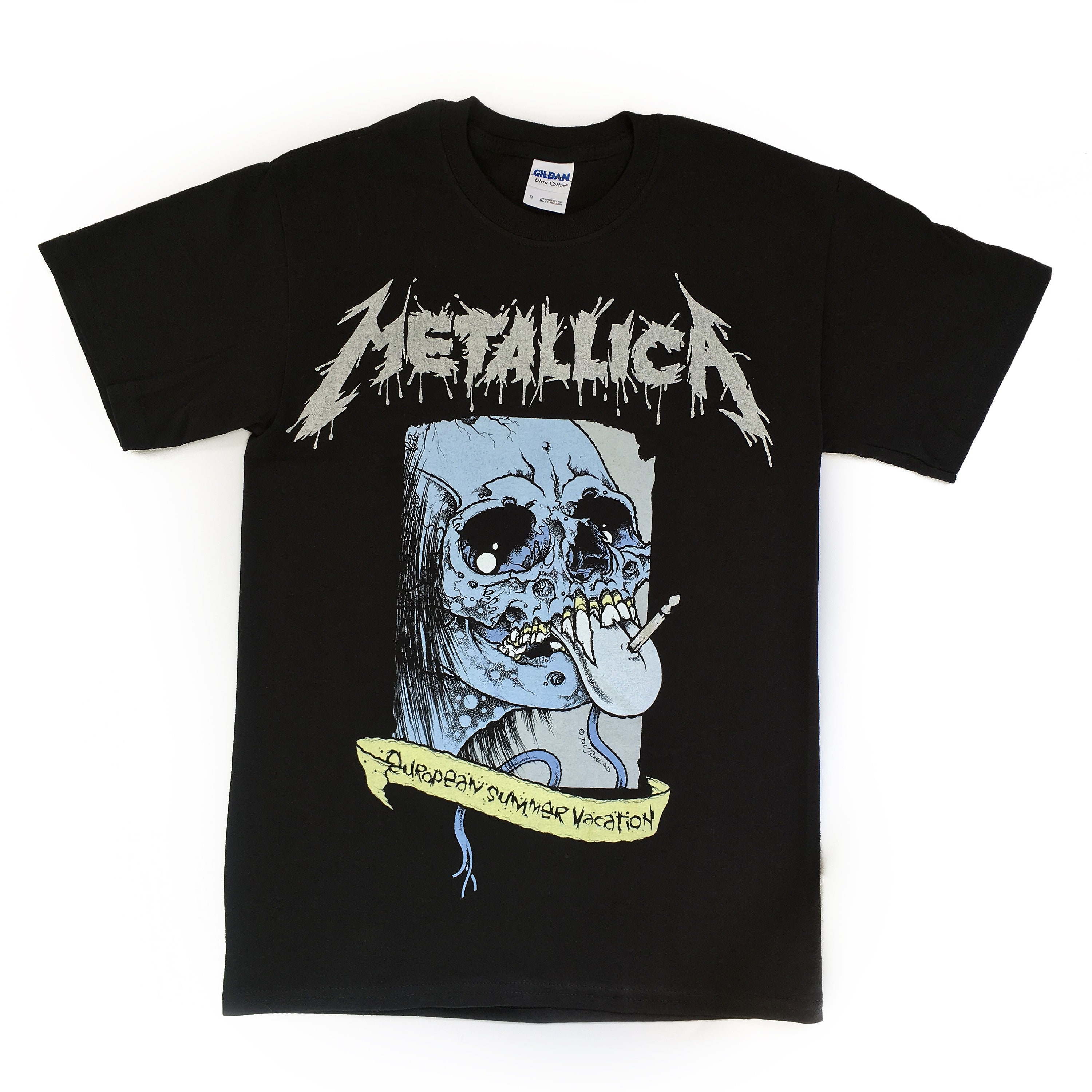 Original Vintage Metallica World European Tour T Etsy