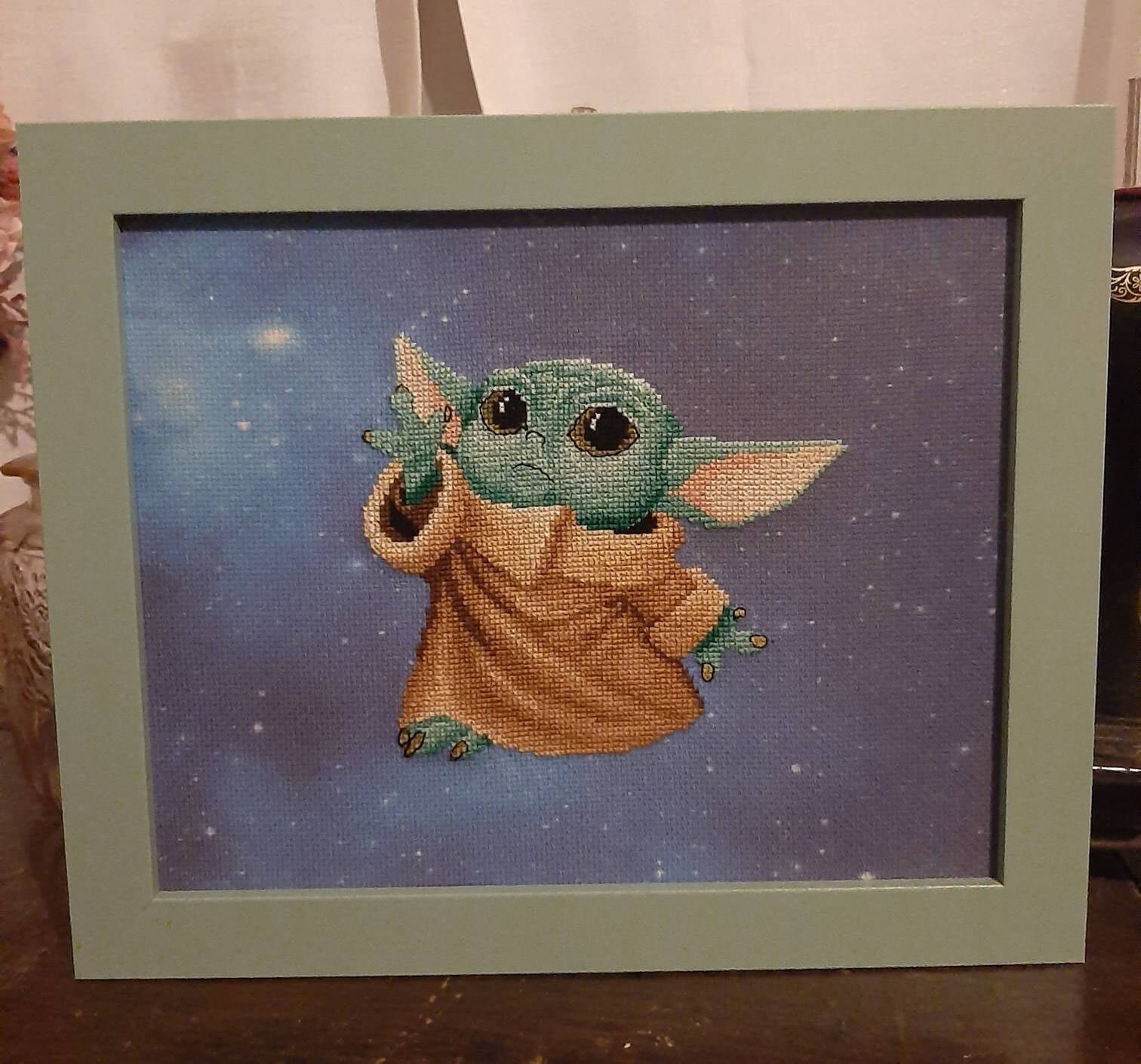 PDF Cross Stitch Pattern Baby Yoda Star Wars Instant Download Etsy