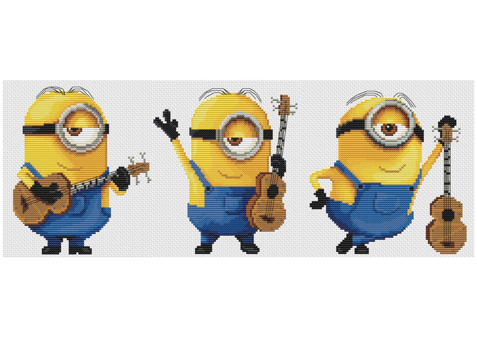 PDF Cross Stitch Pattern Minion Stuart Instant | Etsy