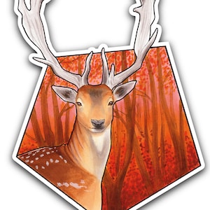 Sticker King of the Forest. For Window, car, Laptop