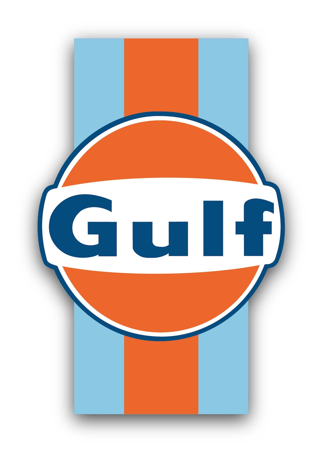 Gulf Racing Sticker. for Window, Car, Laptop - Etsy