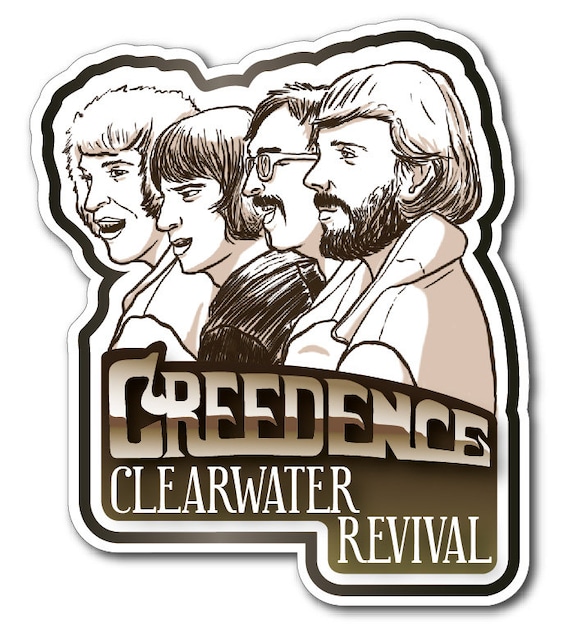 Sticker creedence Clearwater Revival. Car Window | Etsy