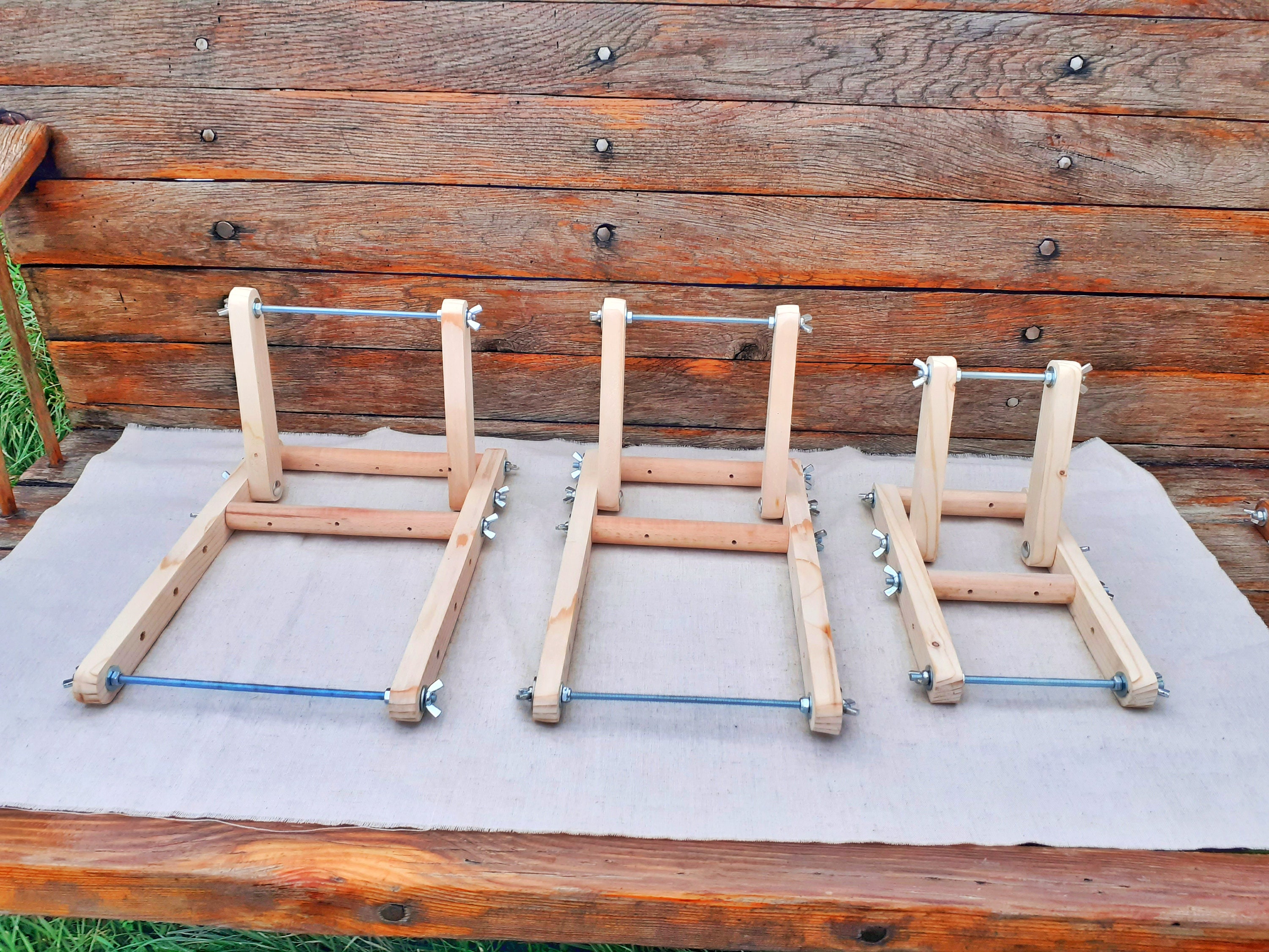 Jewel Loom Wood Bead Loom Weaving Loom Kit Small Sun Weaver 5 x 9.75