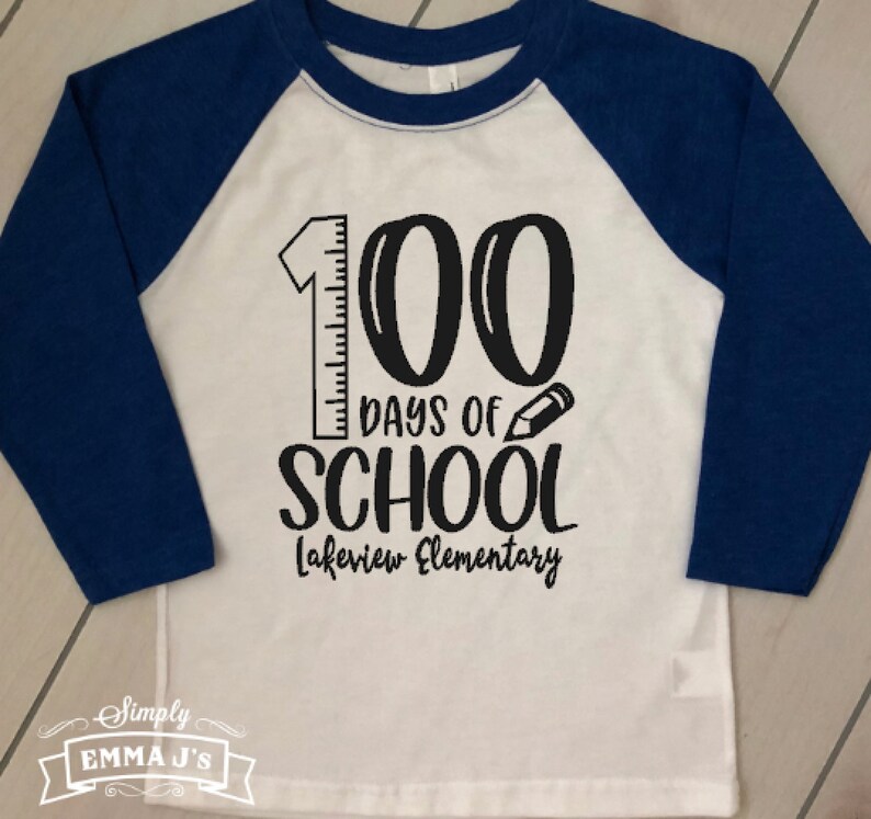100 Days Of Awesome Youth Shirt 100 Days Smarter 100 Days Etsy