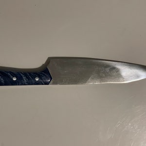 Custom Handmade J2 Steel Chef Knife,Stone Handle.(RSC-103)