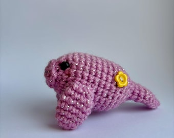 Cute Amigurumi Plush Manatee