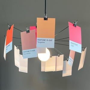 Hängelampe "Pantone" individuell selbst gestalten