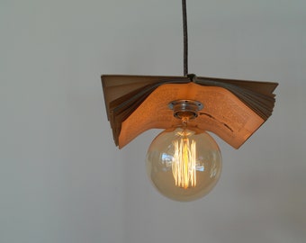 vintage book lamp "libro"