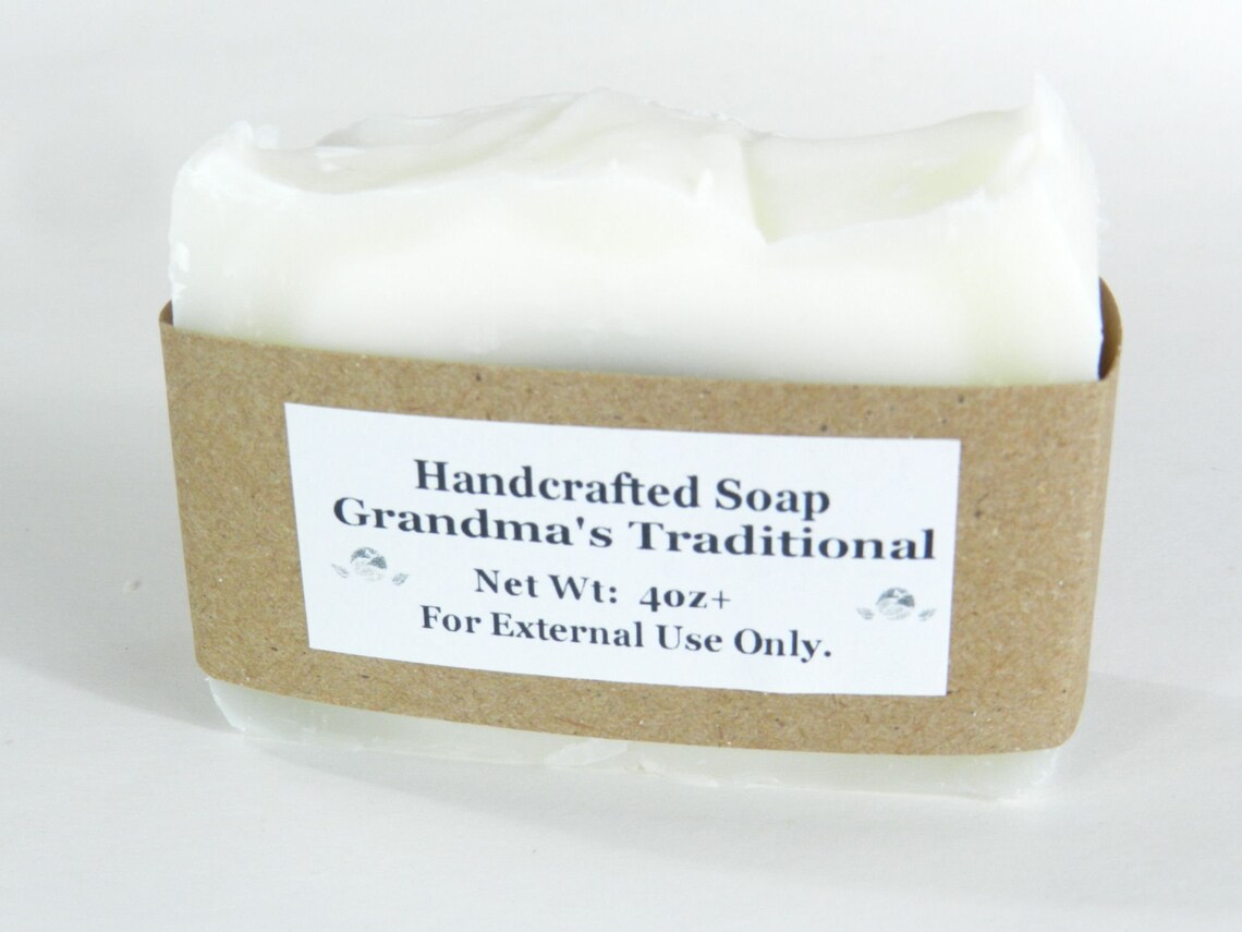 Lard and Lye Soap Traditional Bar Soap Four Bars. Just How Etsy