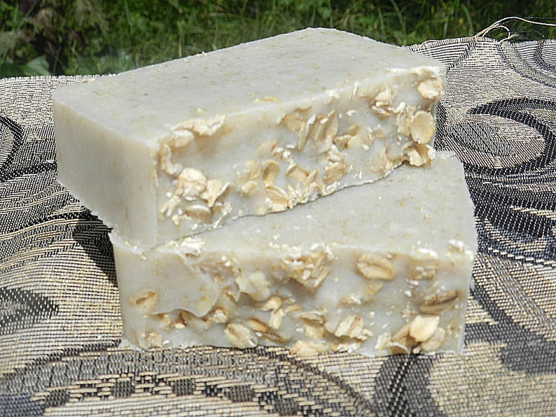 Unscented Coconut Milk Soap with Oatmeal Lard and Lye Bar ...